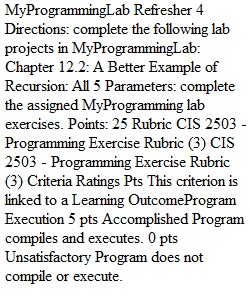 Week 4 Assignment